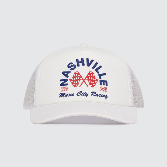 Nashville Racing Americana Trucker [White]