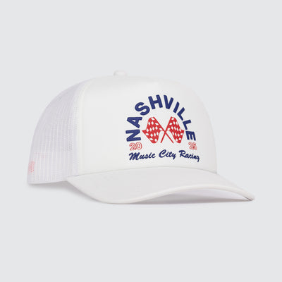 Nashville Racing Americana Trucker [White]