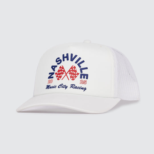 Nashville Racing Americana Trucker [White]