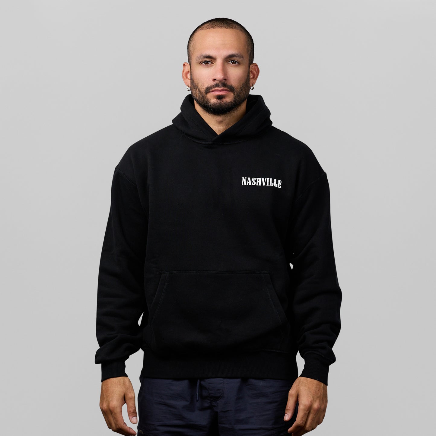 Nashville Buckin' Hoodie [Black]