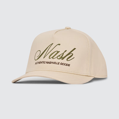 Nash Authentic 5-Panel Cap [Cream]