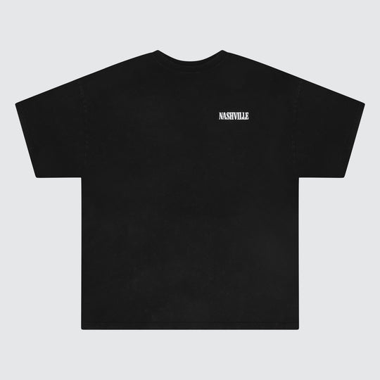 Kacey Buckin' Reds Oversize Tee [Black]