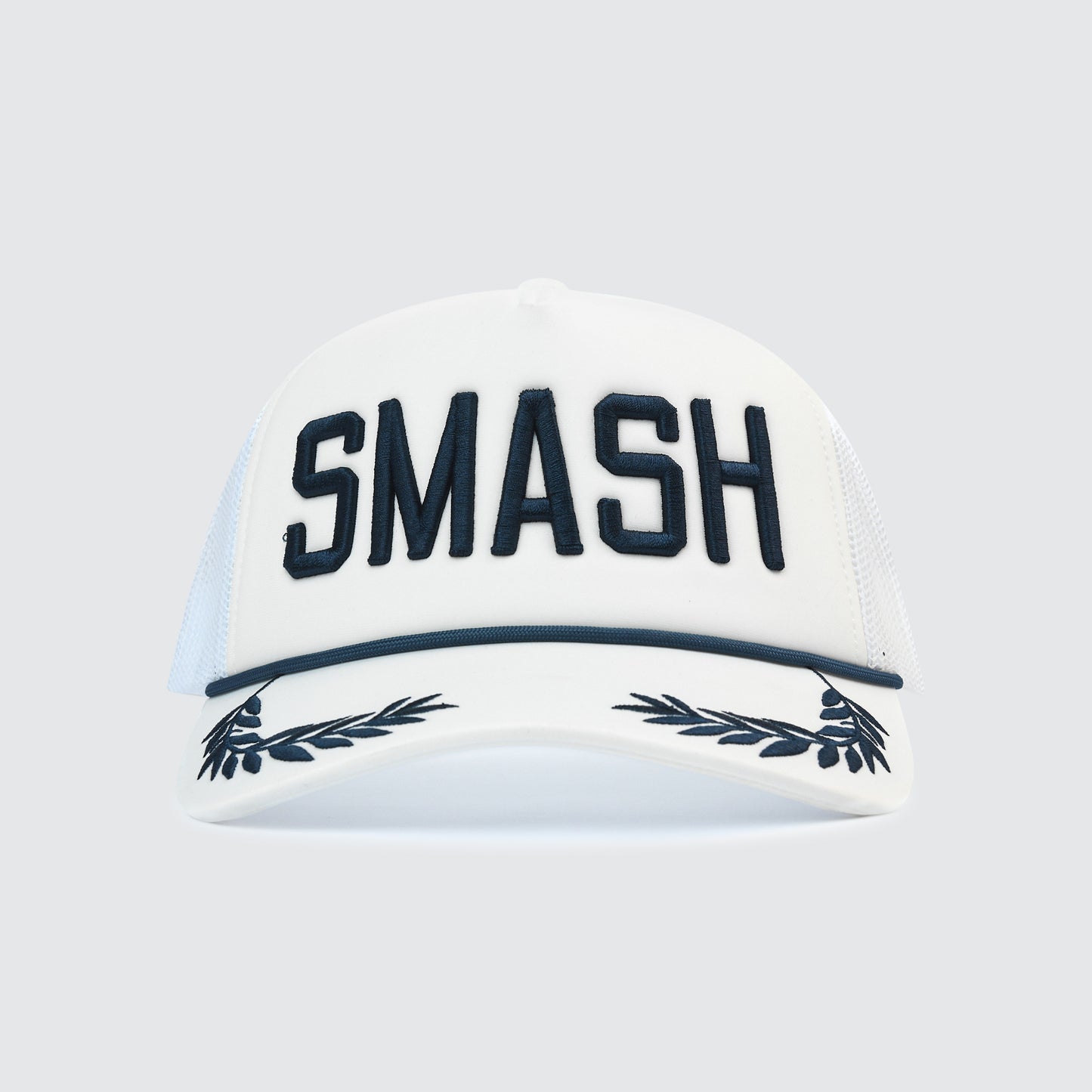 SMASH Leaf Trucker [White/Navy]