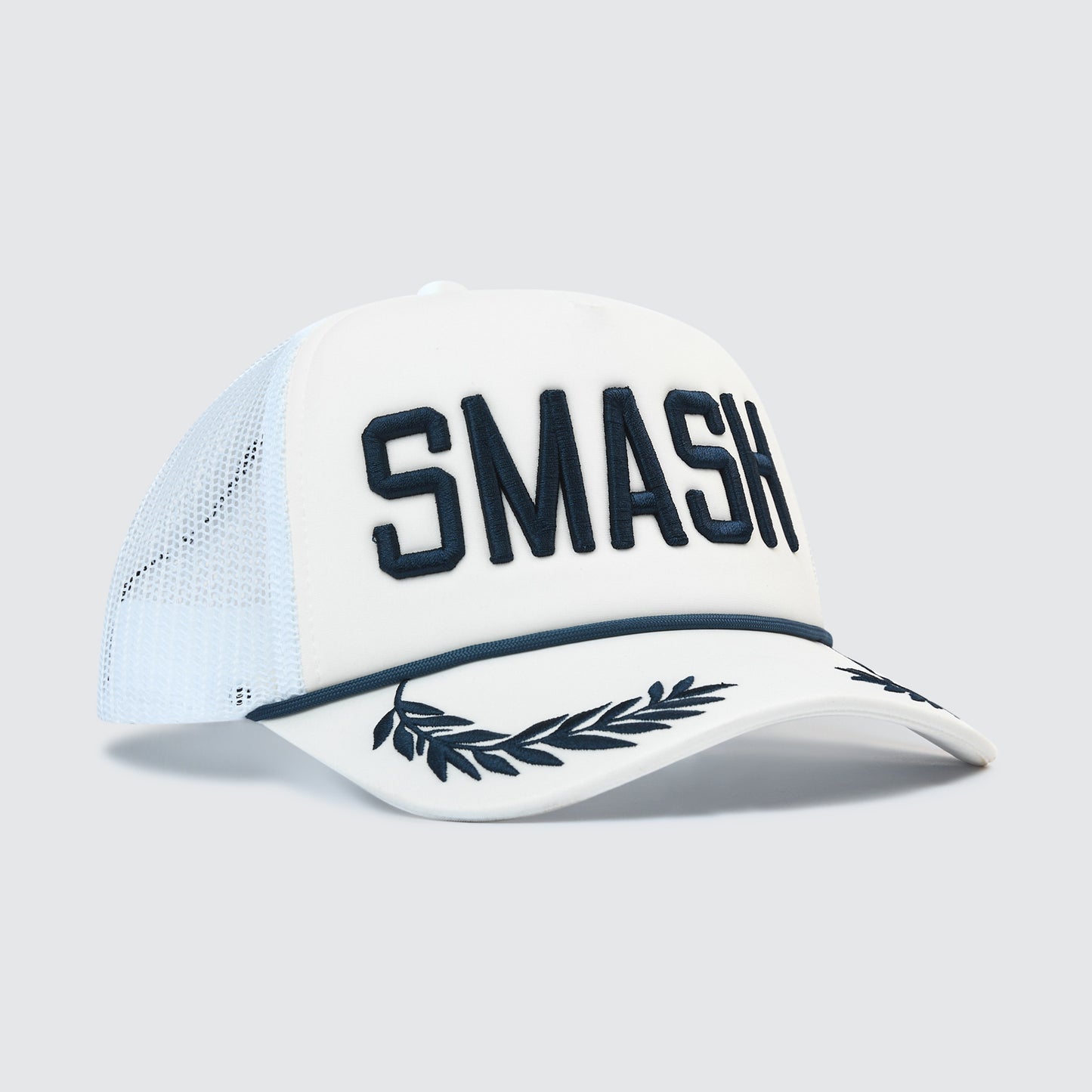 SMASH Leaf Trucker [White/Navy]