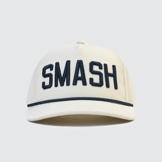 SMASH Corduroy Snapback [Cream/Navy]