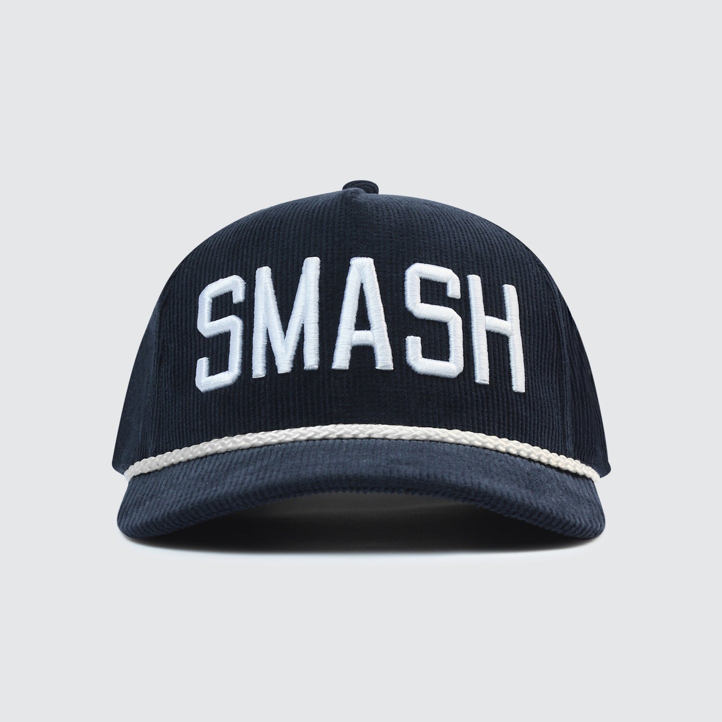 SMASH Corduroy Snapback [Navy/White]