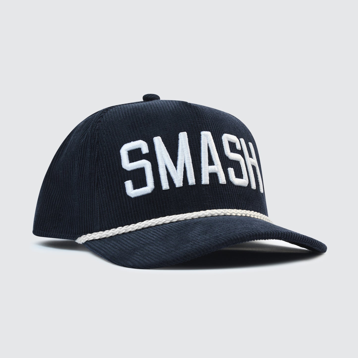SMASH Corduroy Snapback [Navy/White]