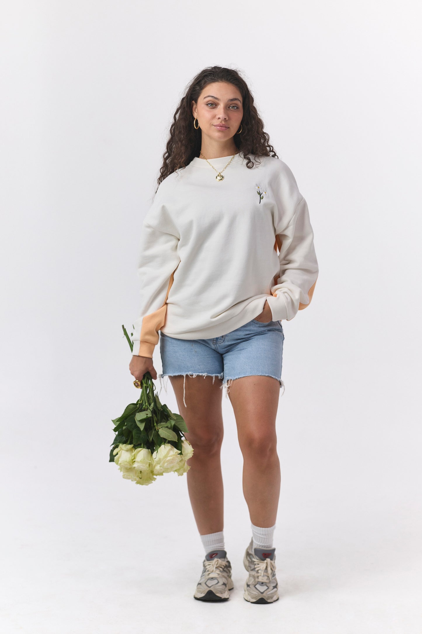 Nashville Social Club Crewneck [Cream/Coral]