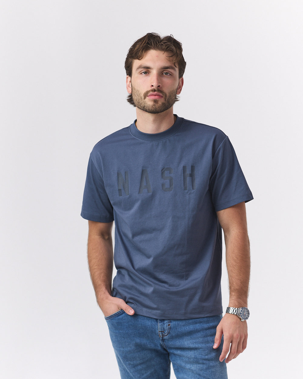 NASH Standard Tonal Tee [Navy]