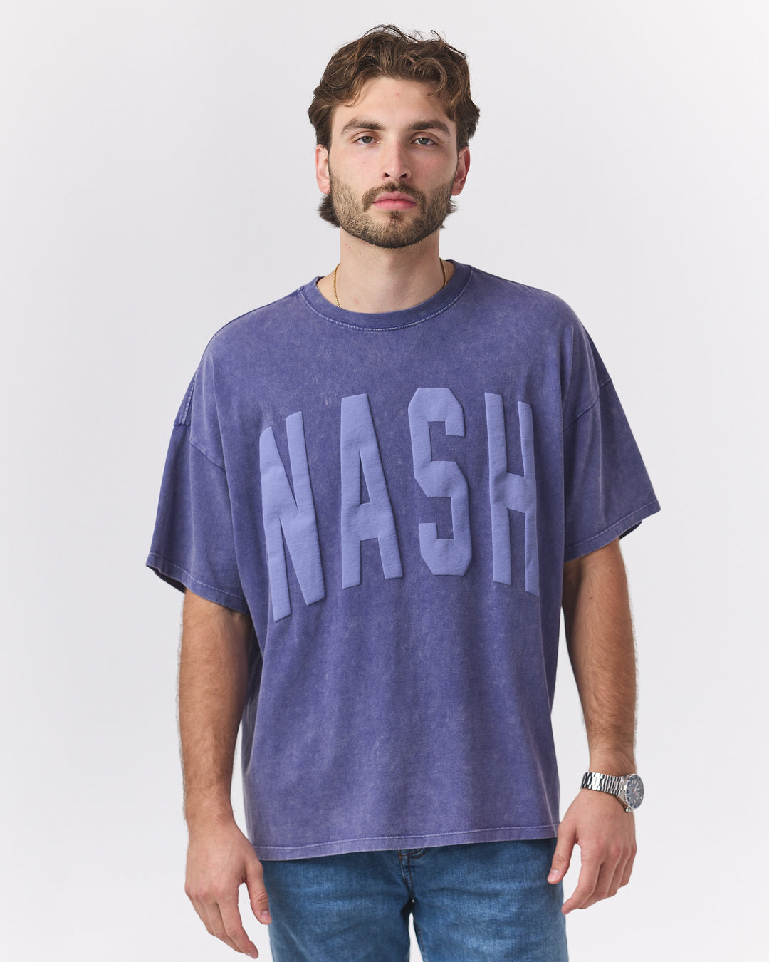 Kacey Oversize Tee [Indigo]