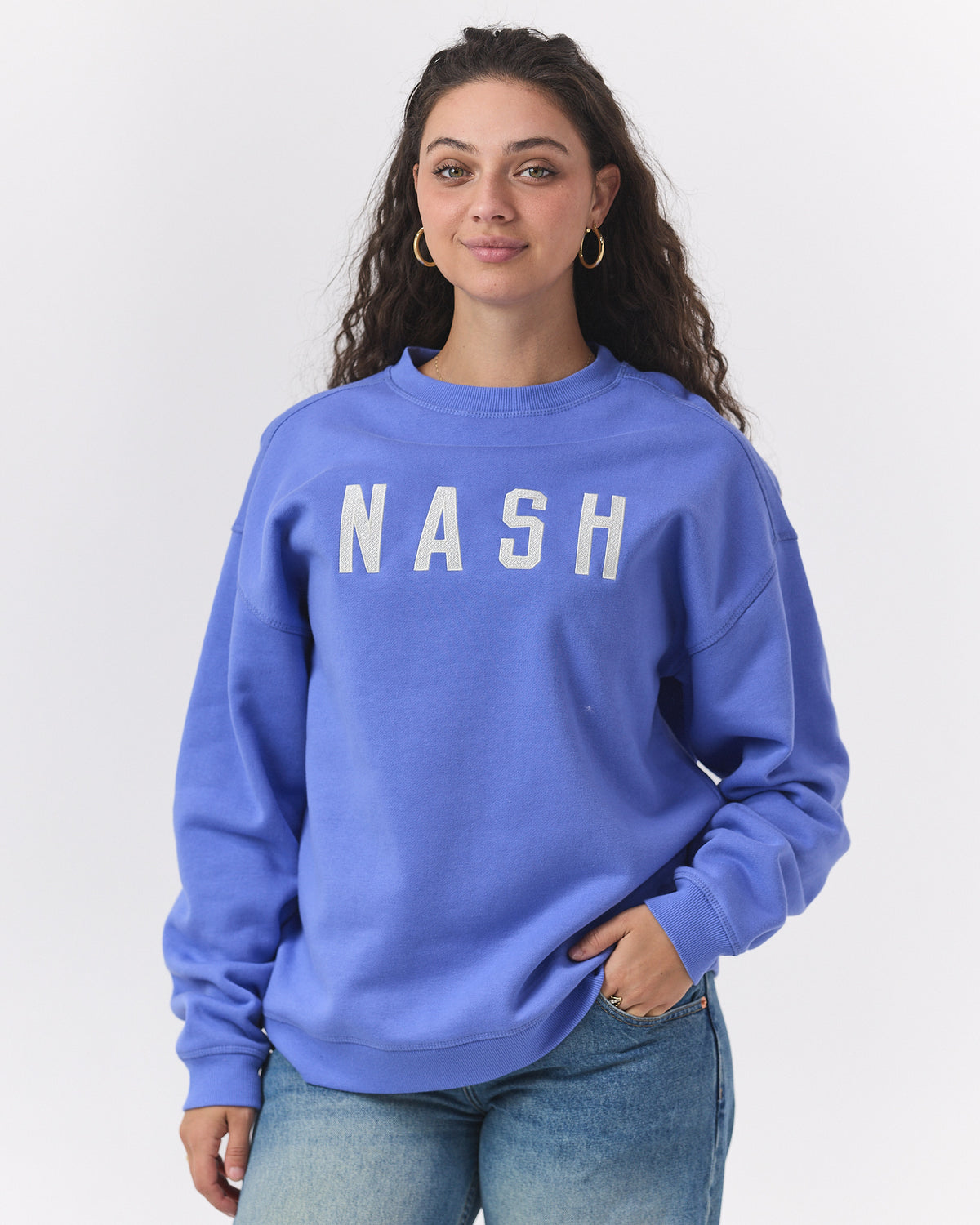 Lucy Embroidered Crew