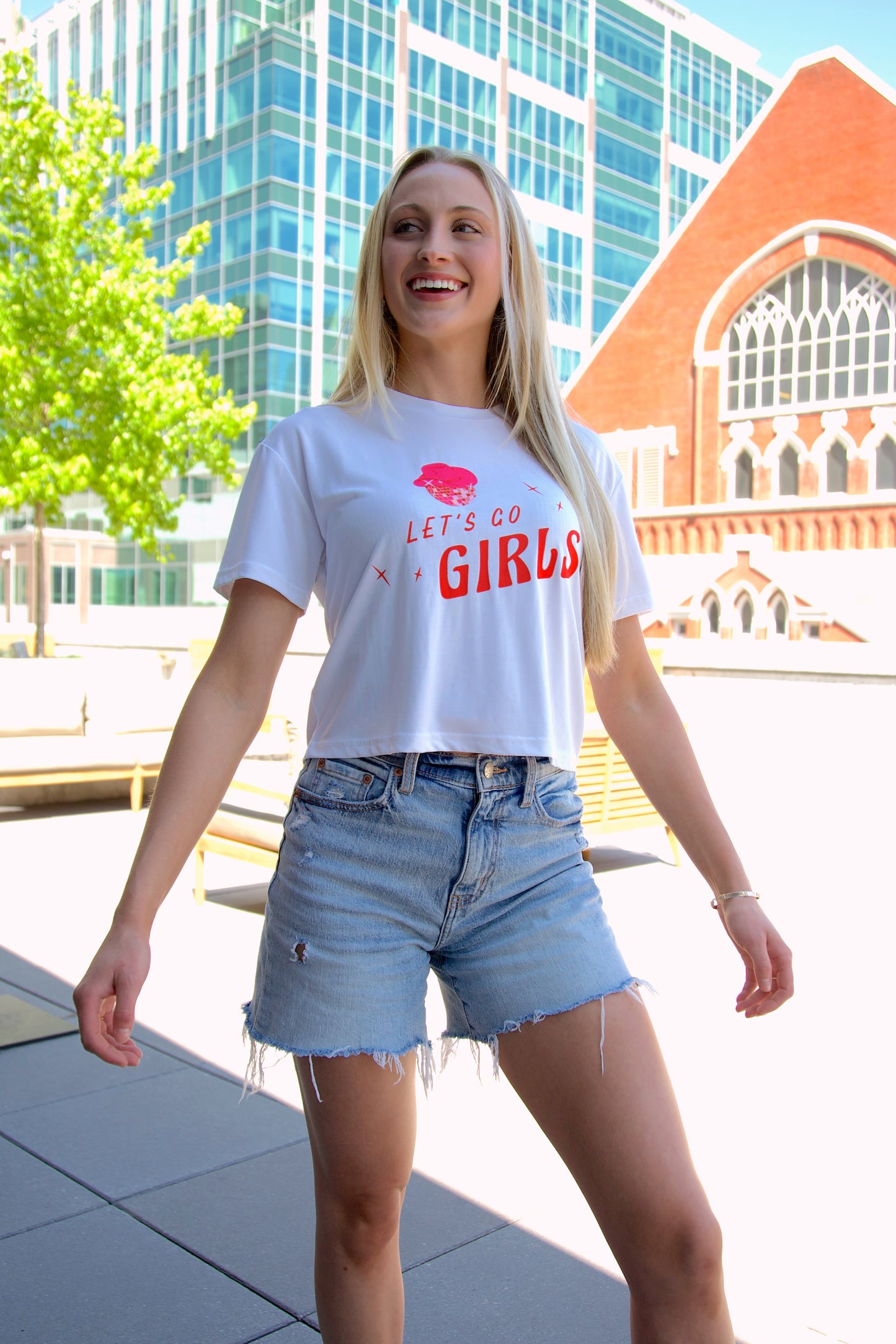 Brittany Modal Midi Tee [White]