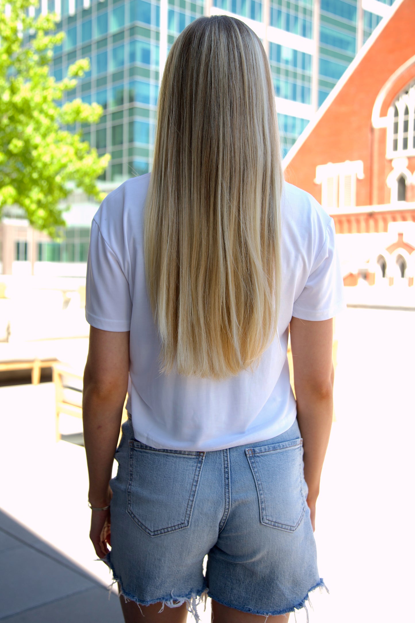 Brittany Modal Midi Tee [White]