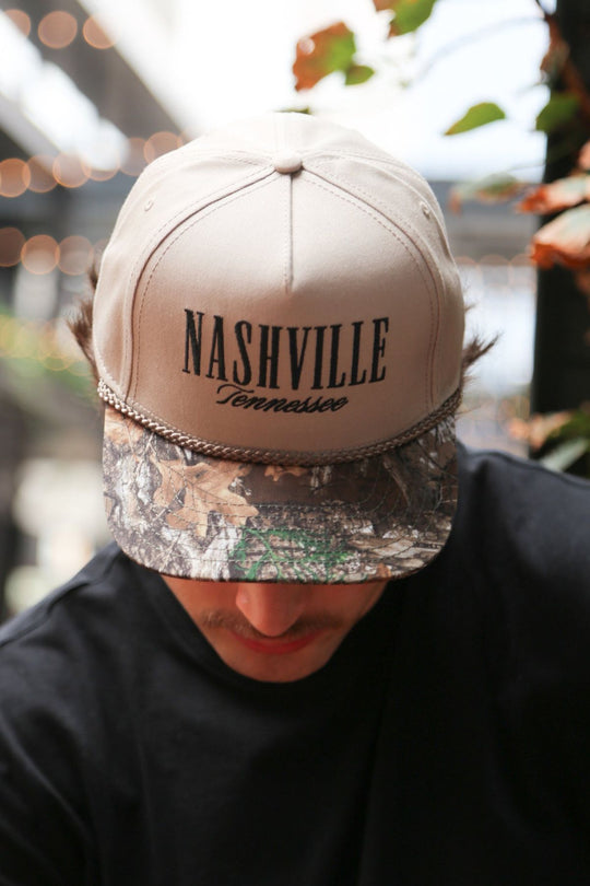 Nashville Tennessee Camo Snapback