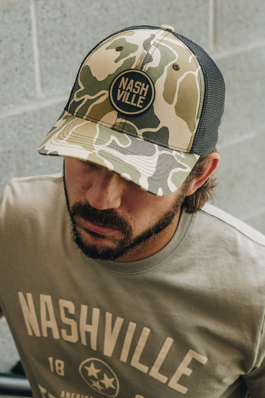 Nashville Camo Trucker