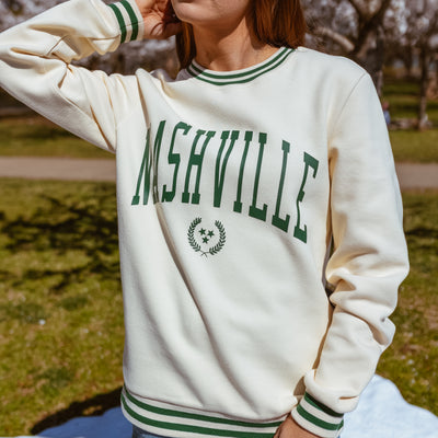 Nashville Woven Knit [Cream/Green]