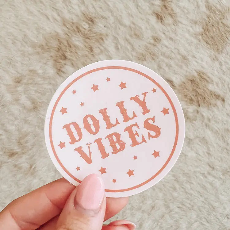 Dolly Vibes Round Sticker