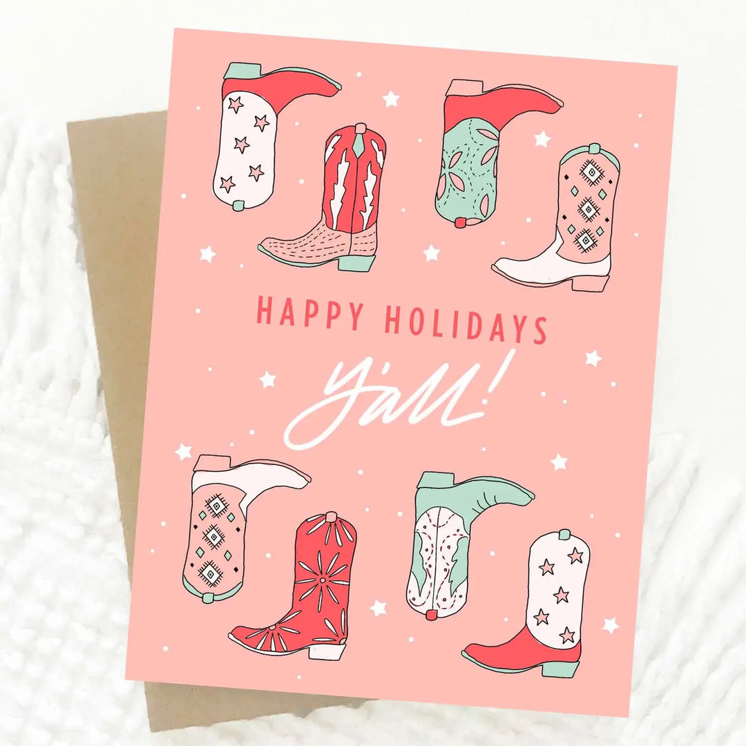 Happy Holidays Y'all Card