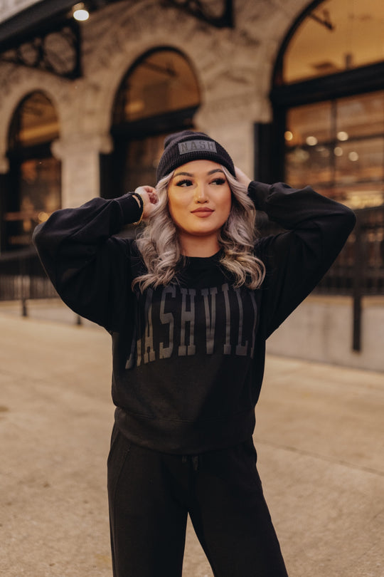 Ultra Soft Luxe Sweatshirt [Black]