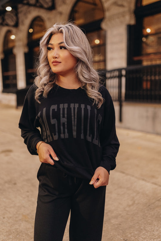 Ultra Soft Luxe Sweatshirt [Black]