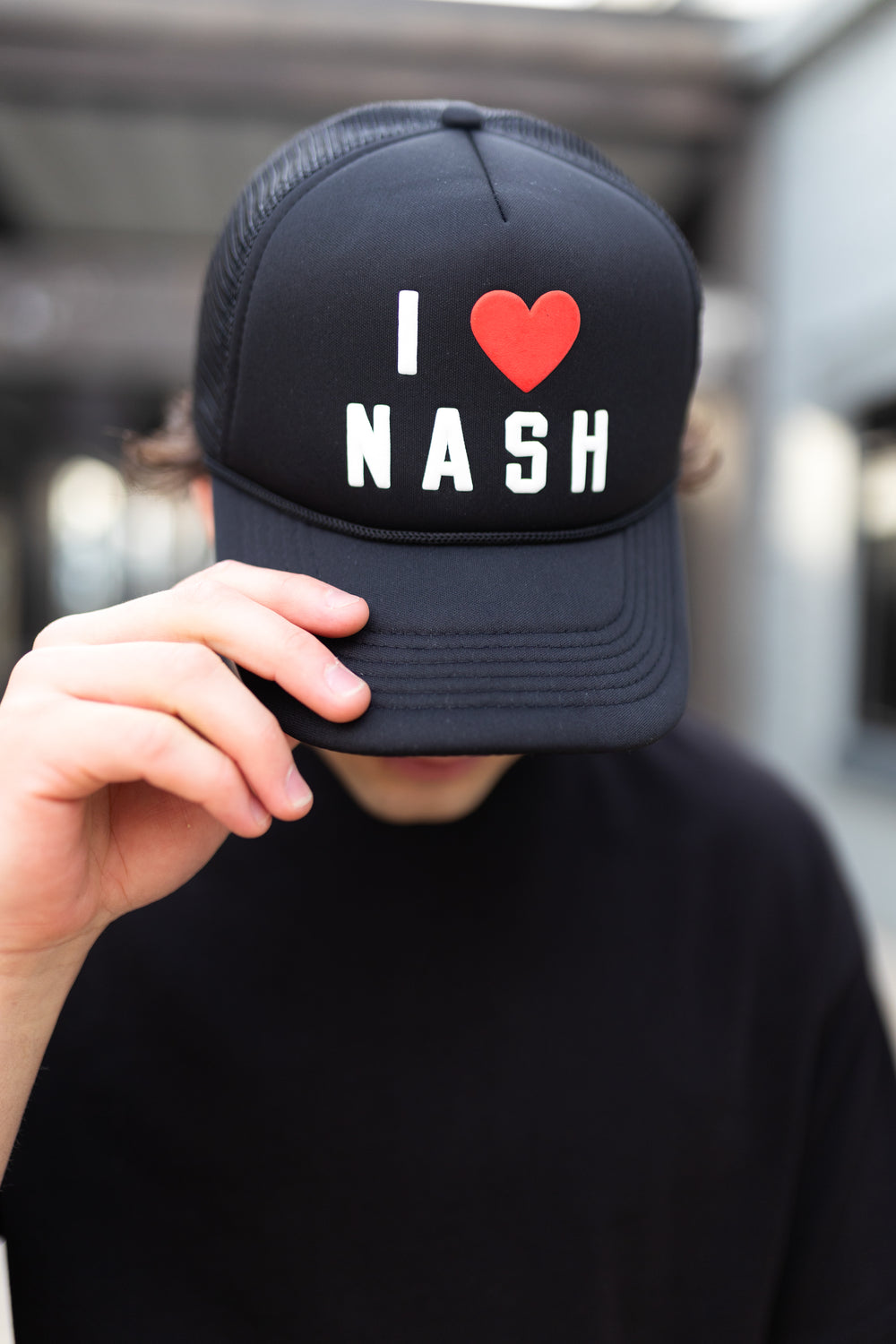 I Love NASH Trucker [Black]