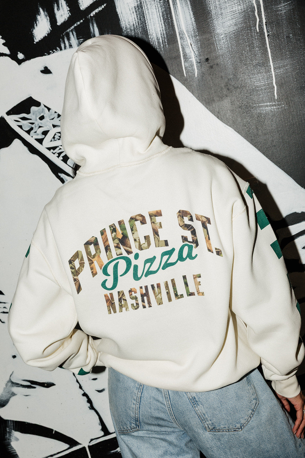 PSP Camo Check Hoodie [Off White/Camo]