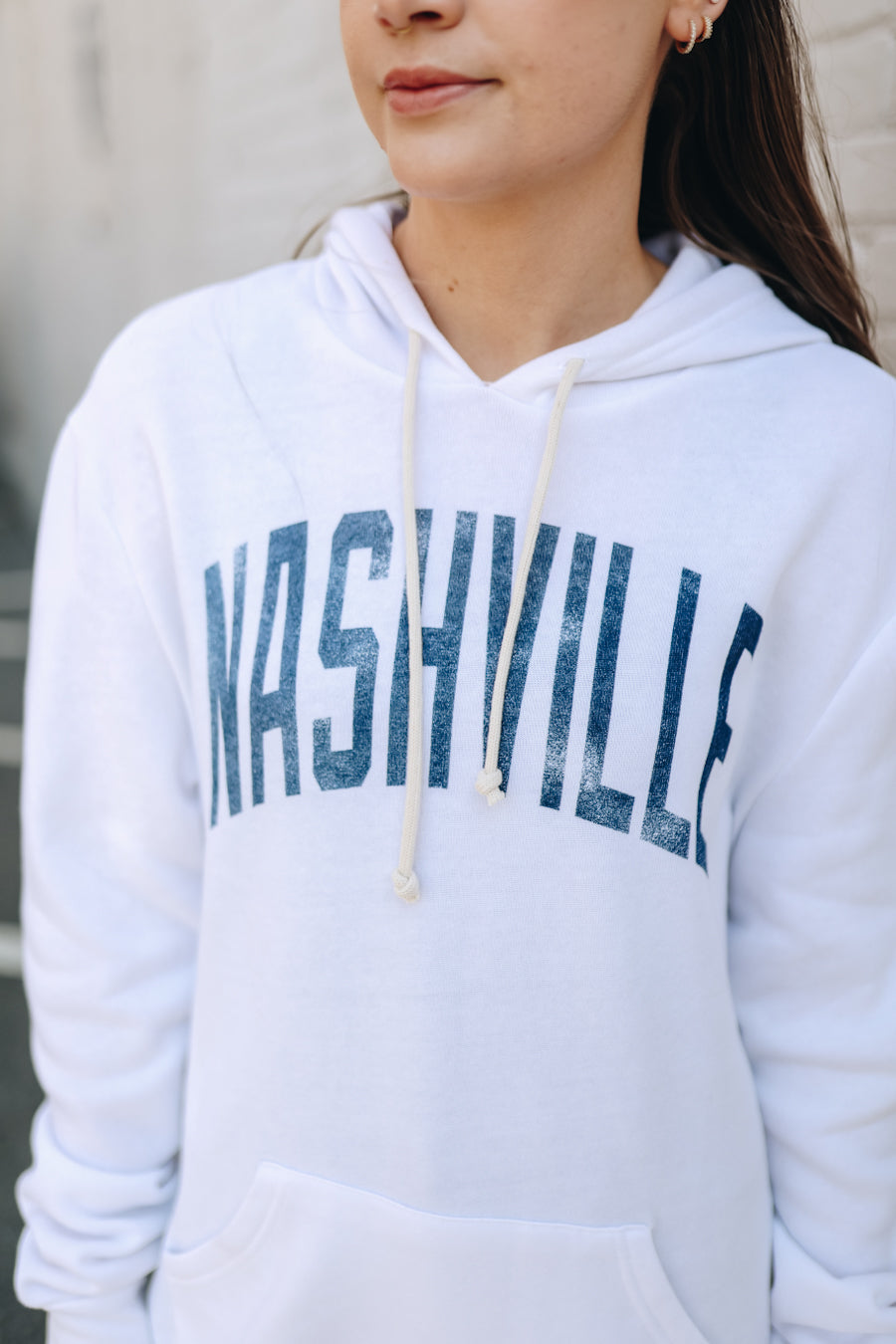 Eco Fleece Unisex Hoodie [White]
