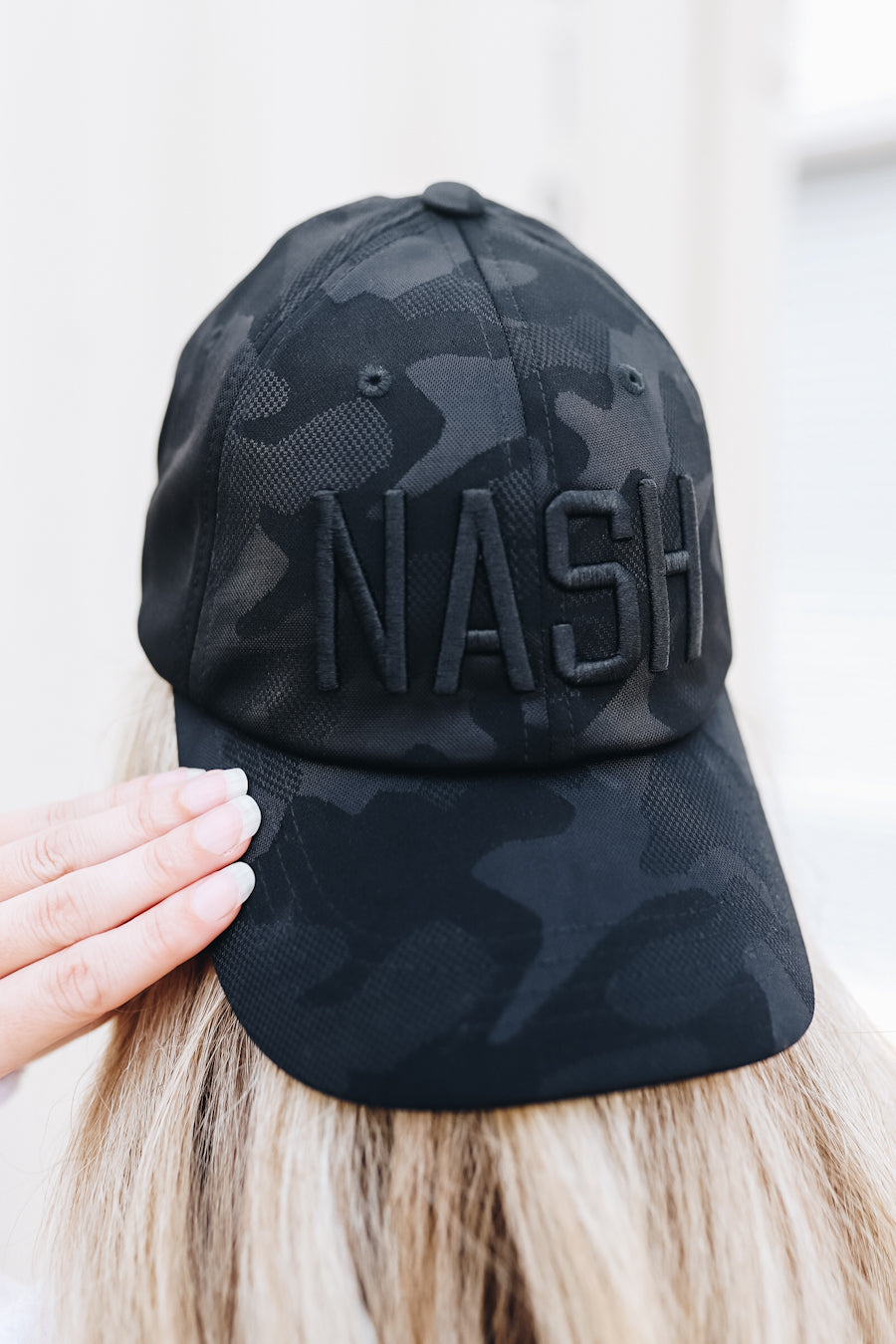 NASH Black Camo Performance Ball Cap