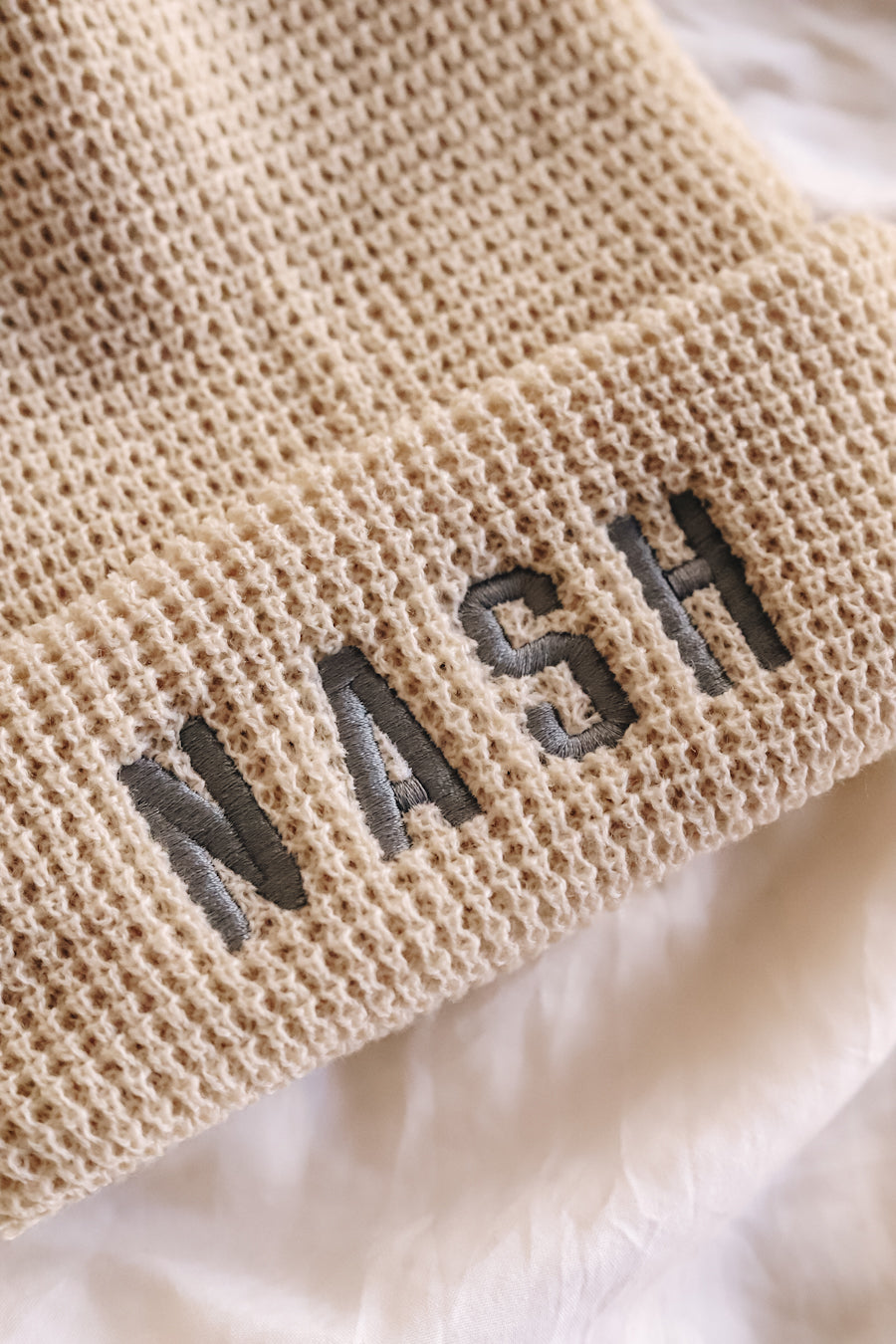 NASH Waffle Knit Beanie [Birch]