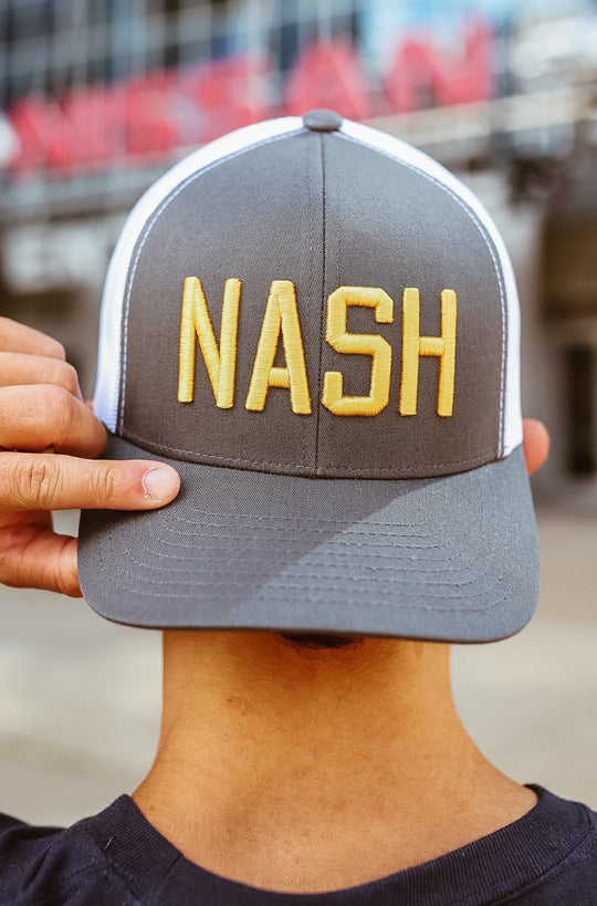 NASH Classic Trucker [Charcoal/White/Gold]