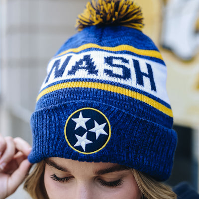 NASH Chunky Stripe Beanie