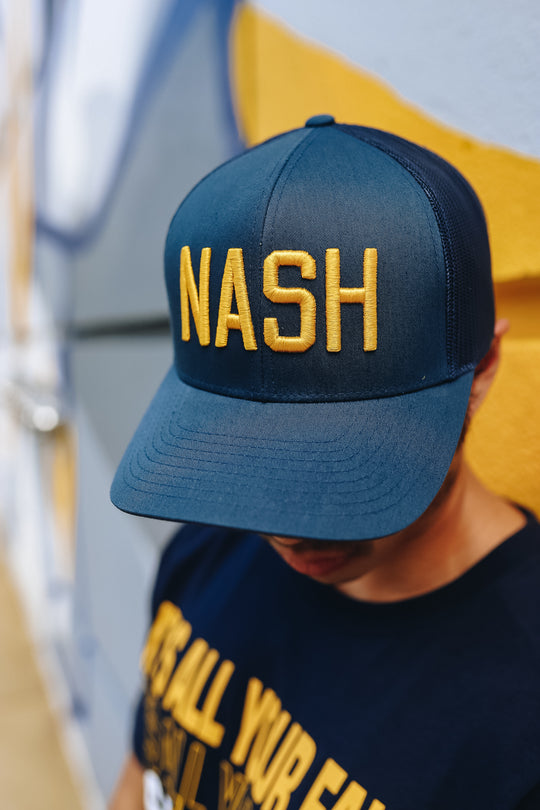 NASH Classic Trucker [Navy/Navy/Gold]