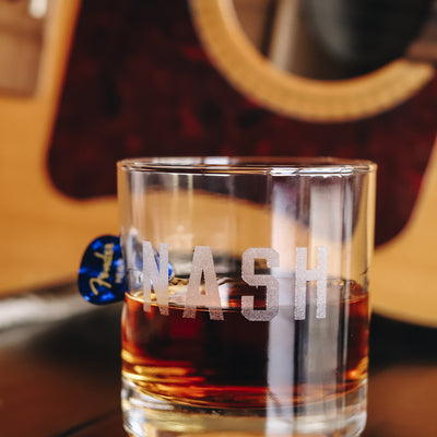 Guitar Pick Rocks Glass [NASH]