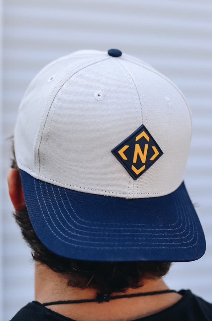 – Two-Tone [Navy/Gray] The Collection Iconic Nash Snapback