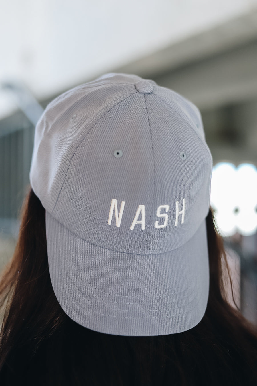 Quinn Ribbed NASH Ball Cap [Dusty Blue]