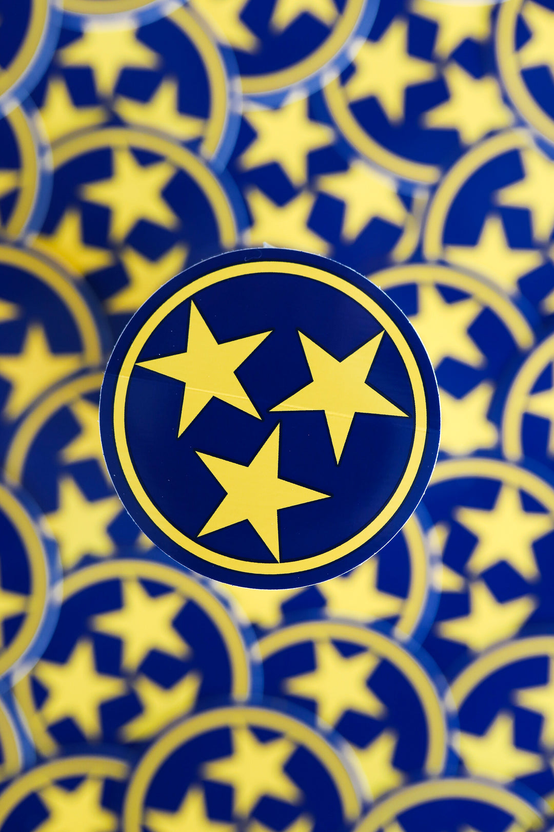 TriStar Sticker [Navy/Gold]