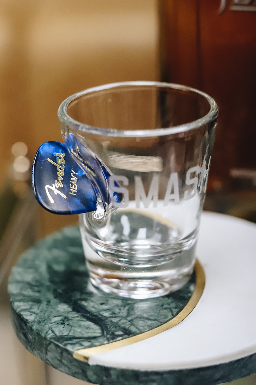 SMASH Guitar Pick 2oz Shot Glass