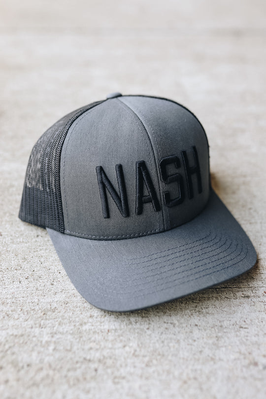 NASH Classic Trucker [Charcoal/Black/Black]