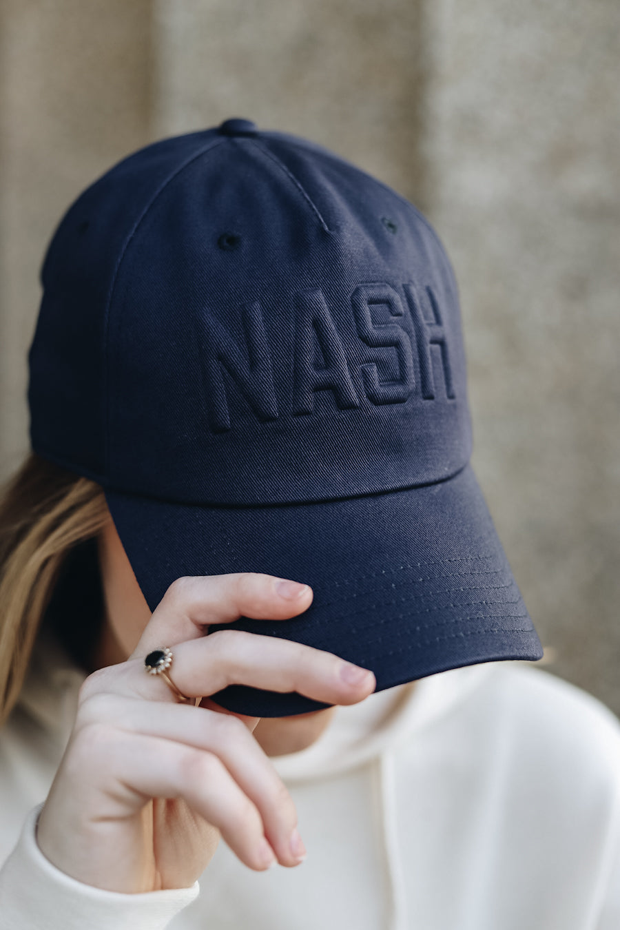 NASH Embossed Ball Cap [Navy]
