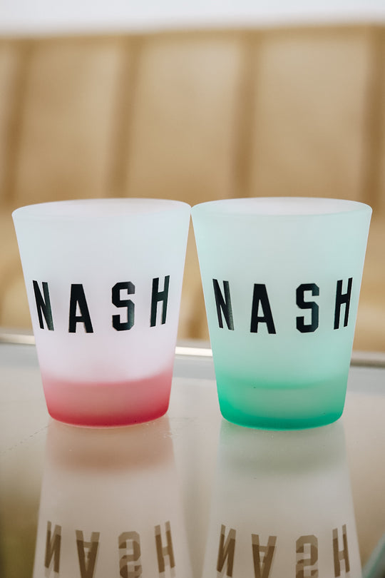 Frosted NASH Shot Glass [Green]