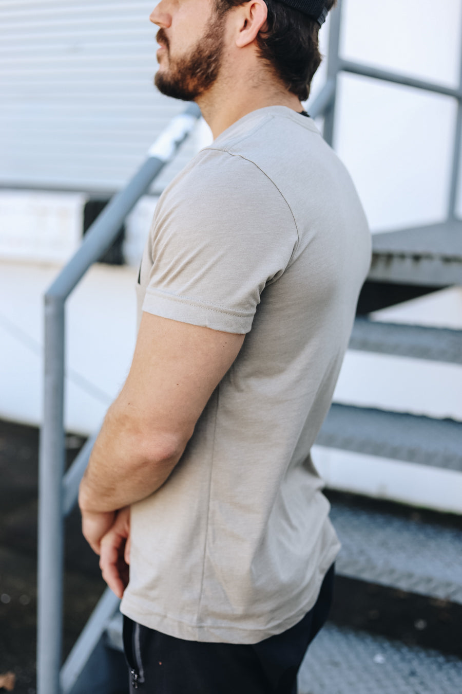 Unisex NASH Everyday Tee [Heather Stone]