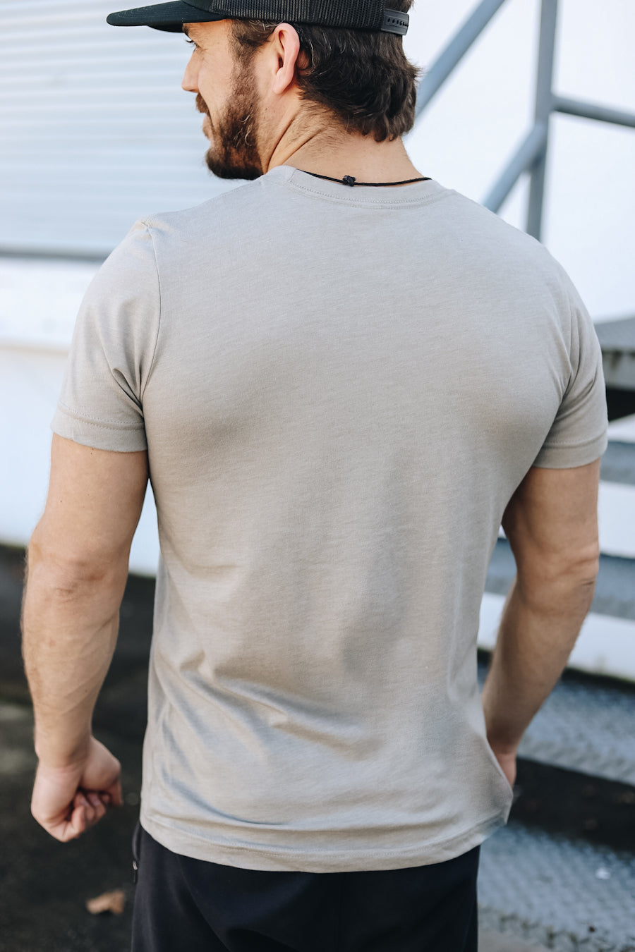 Unisex NASH Everyday Tee [Heather Stone]