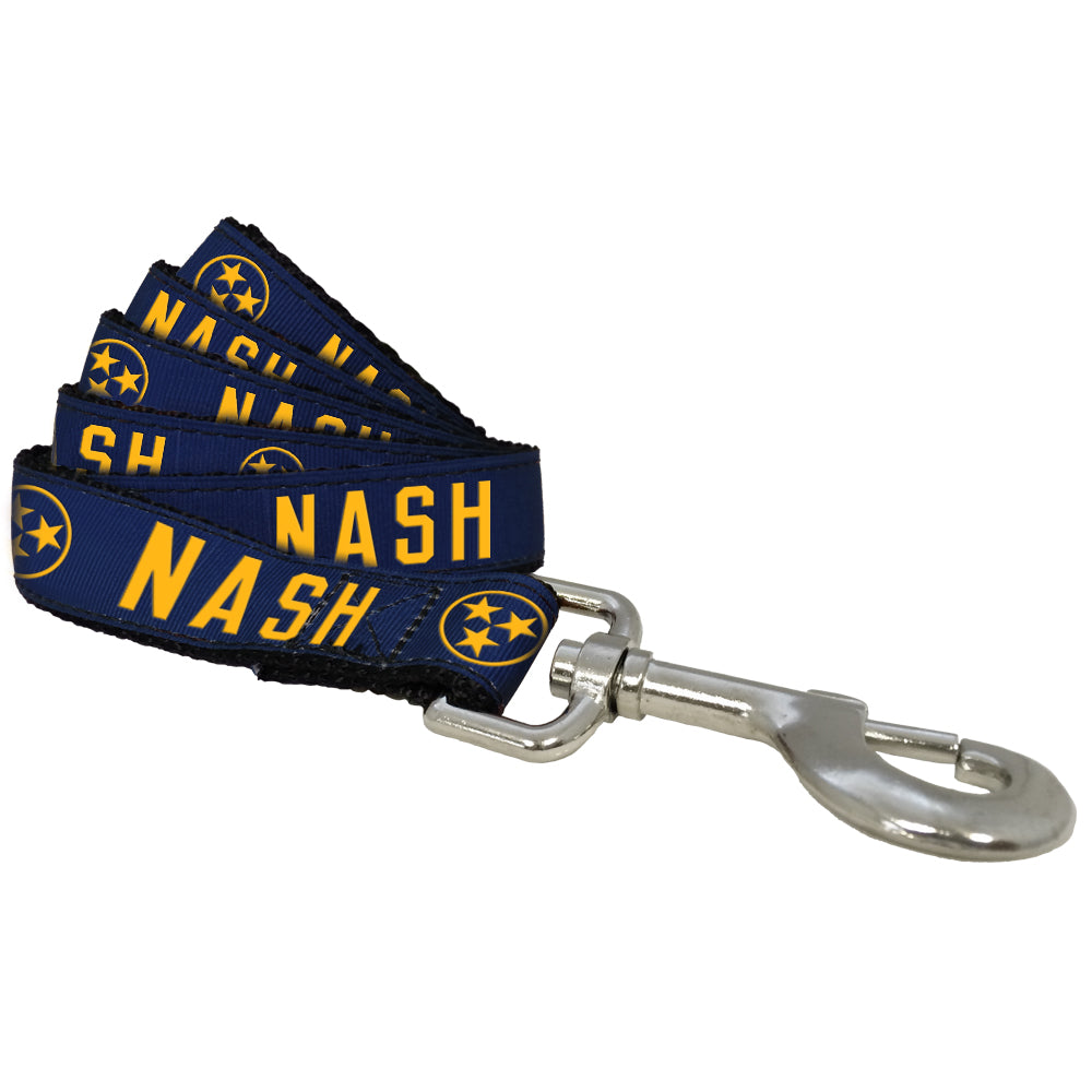 NASH Dog Leash [Navy/Gold]