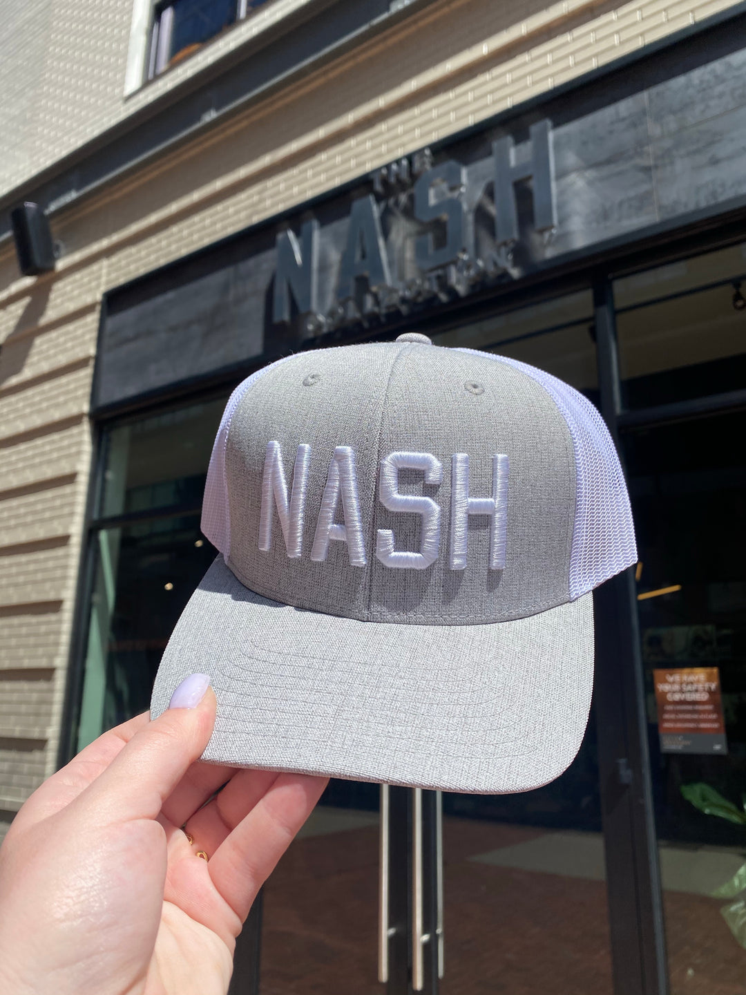 NASH Trucker [Gray Melange/White]