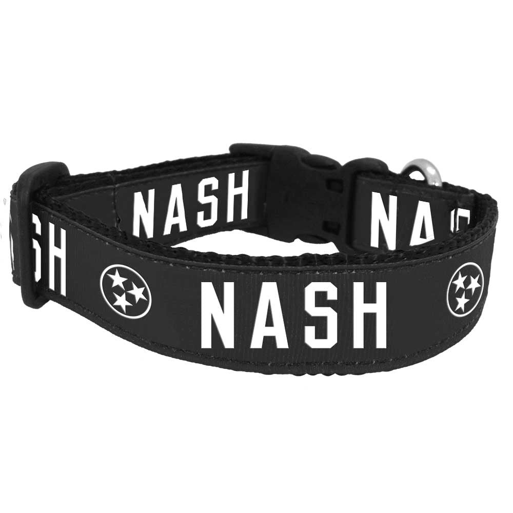 NASH Dog Collar [Black/White]