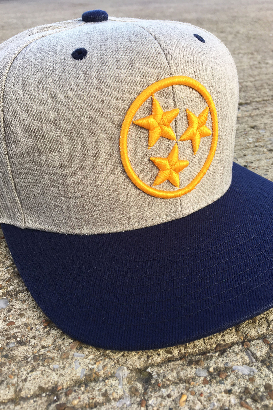 Memphis TN Tri-star Banner Trucker Hat Grizzlies Colors 